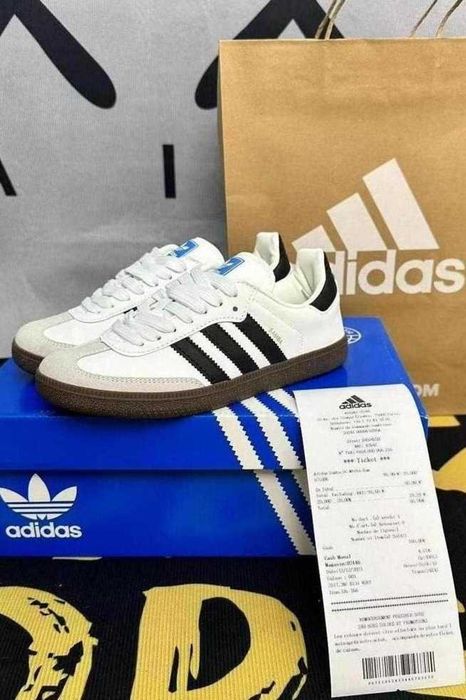 Śniegowce Buty damskie ADIDAS_SAMBA_White_Roz.40