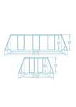 Basen ogrodowy 400x200x100