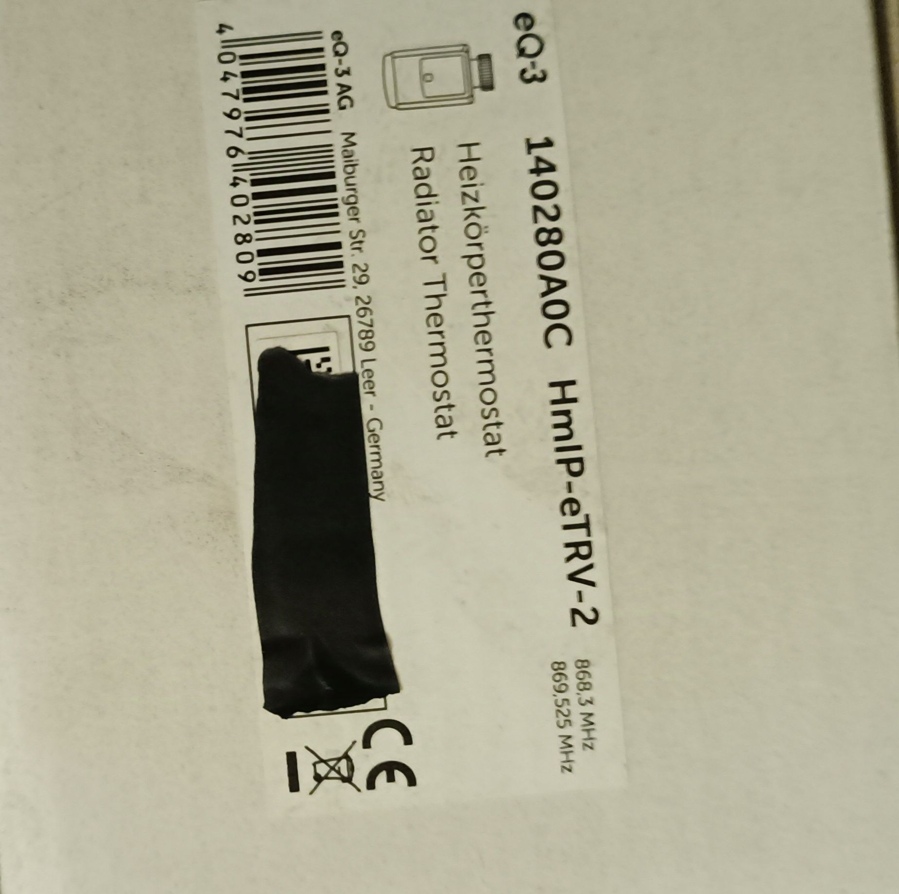 Głowica termostatyczna Homematic IP 140280 HMIP-eTRV-2