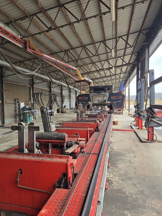 Trak szerokotaśmowy wravor 1150 linia z wielopiła, podajnikami