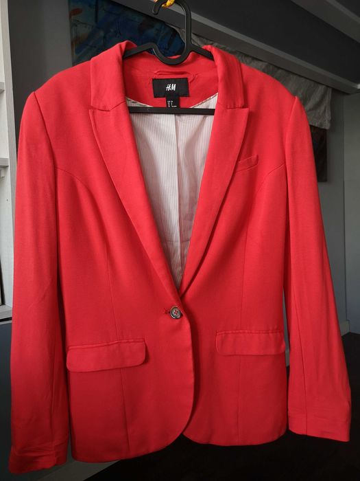 Czerwona Marynarka H&M