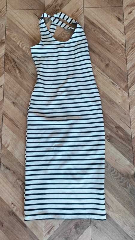Sukienka w paski, MIDI Zara r. S