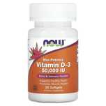 Witamina D3 50000 IU 50szt Now Foods Mocna Dawka