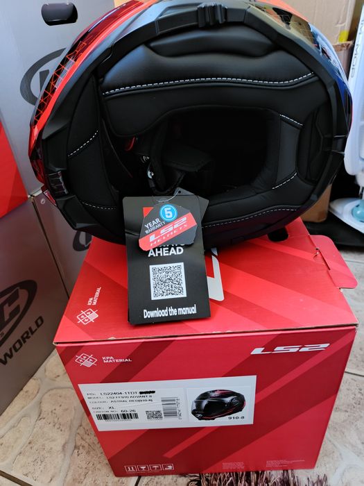 Kask motocyklowy LS2 FF910 ADVANT II ASTRAL RED.