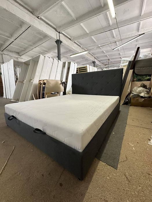 Диван кровать с матрасом и коробом для белья