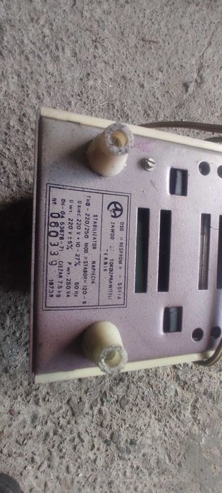 Stabilizator napięcia PRL 1973
