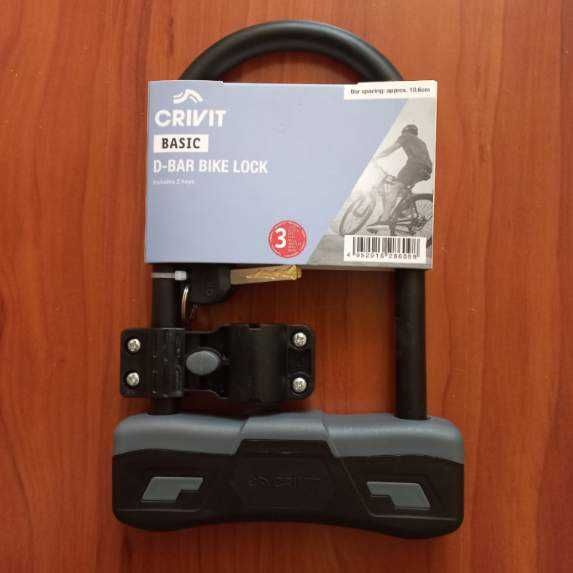 Zapięcie Rowerowe U-lock firmy Crivit