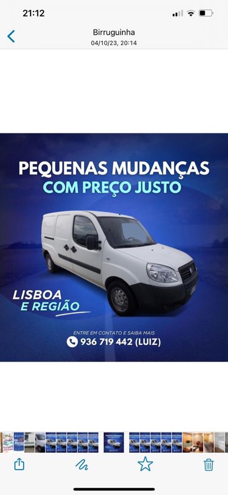 Transporte/Fretes/Mudanças