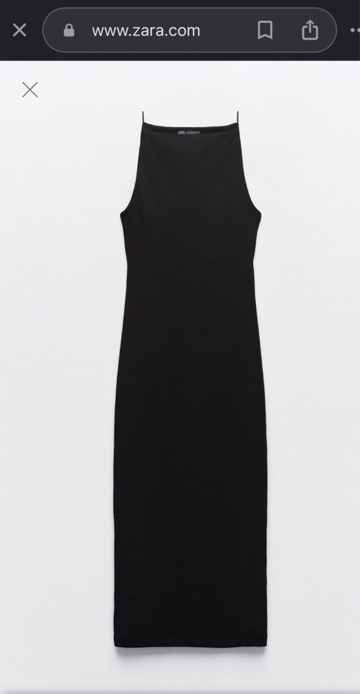 Платье черное р М Zara
