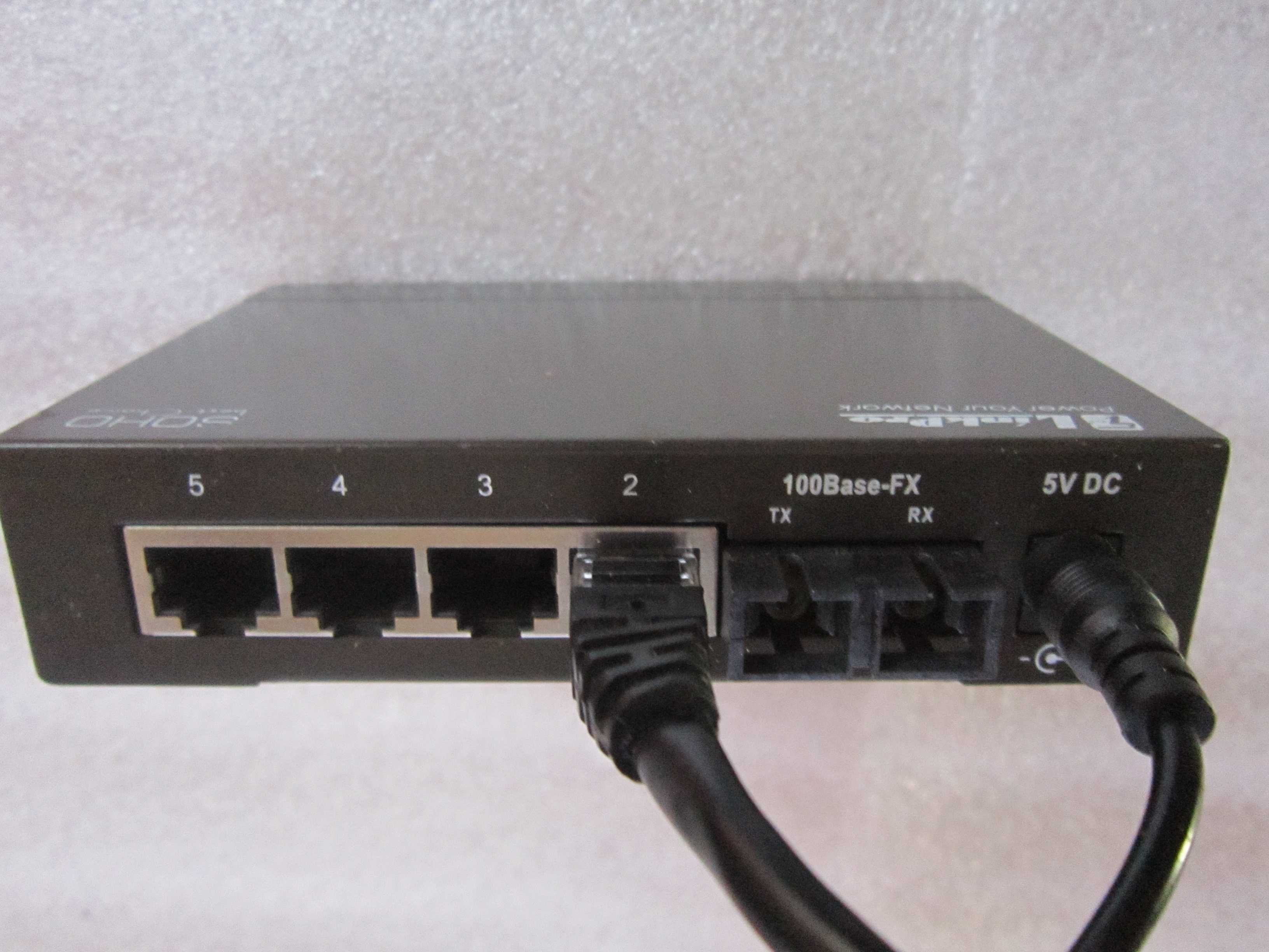 Switch LinkPro SOHO 5-Port 10/100Mbps z zasilaczem