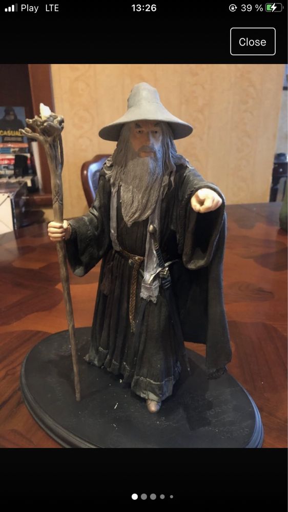 Lord of the Rings Gandalf the Grey Sideshow Weta Polystone Statue