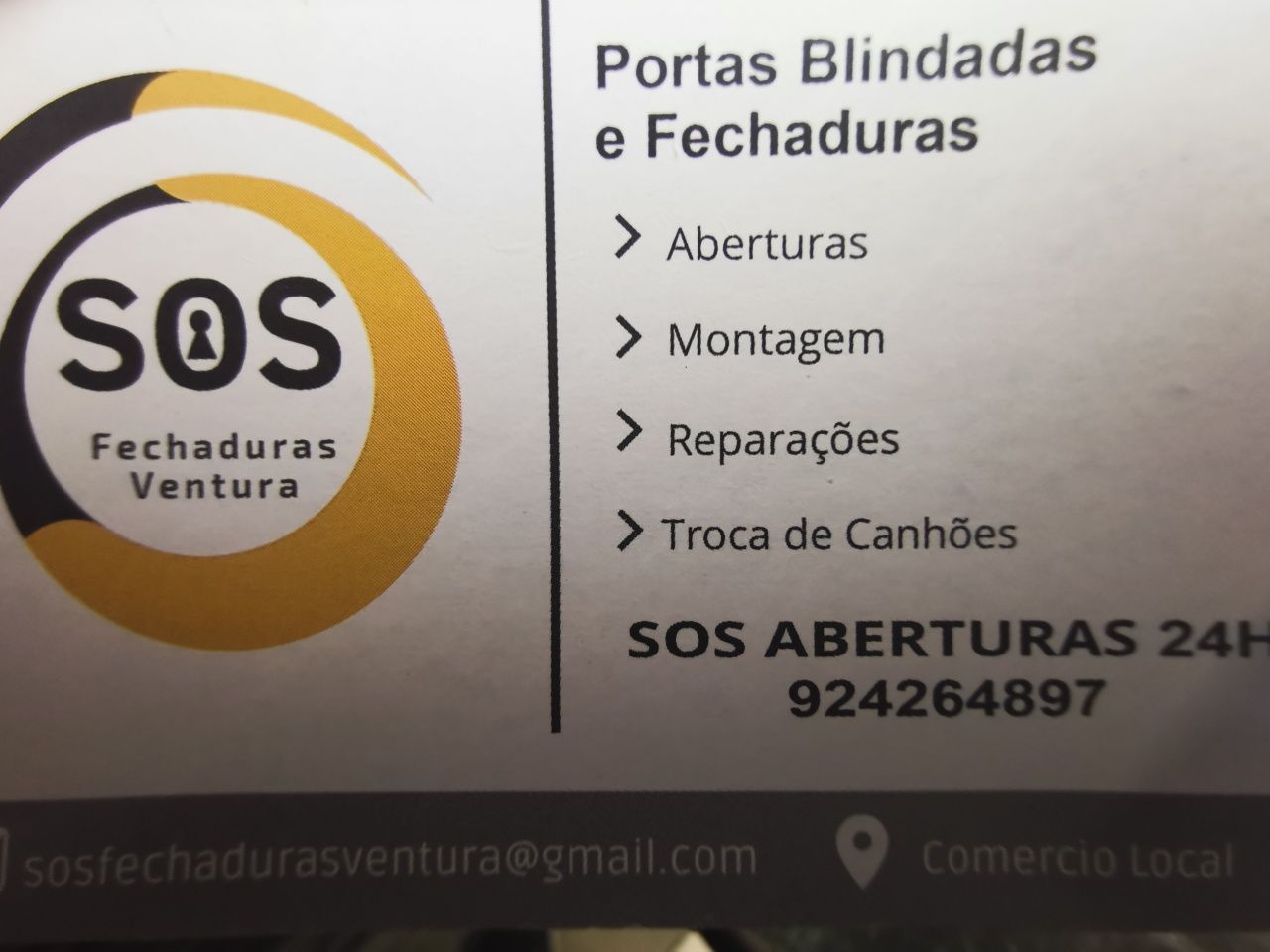 Aberturas de portas 24H