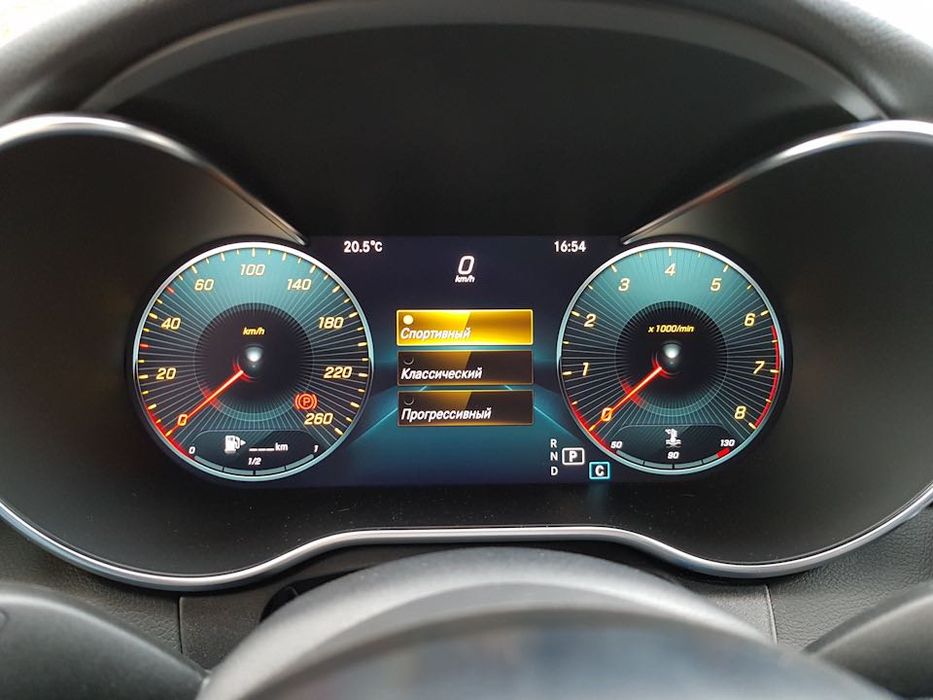 Цифровая приборная панель, Command Mercedes C w205, GLC w253