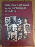 Lista strat osobowych ruchu narodowego 1939–1955