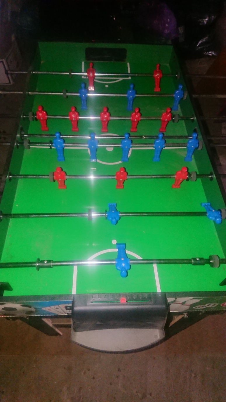 Piłkarzyki, ping pong, cymbergaj, bilard, gry dla dzieci, stół 4 w 1