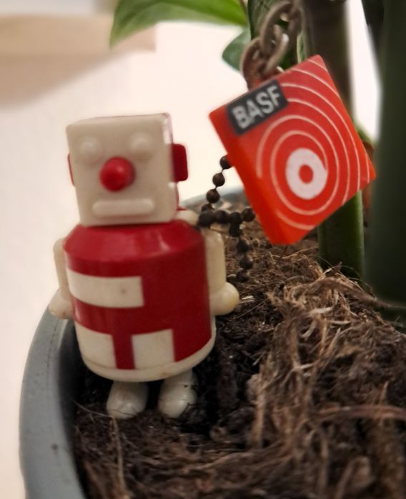 Porta-chaves vintage BASF anos 70