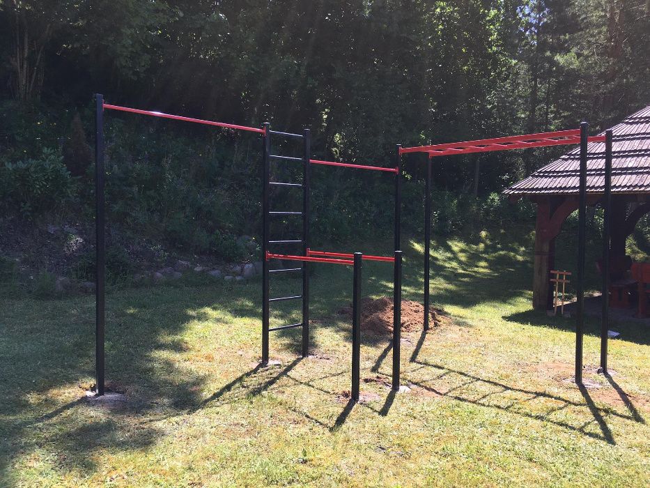 Park Street Workout Drążek podciągania + poręcze pompek CROSSFIT