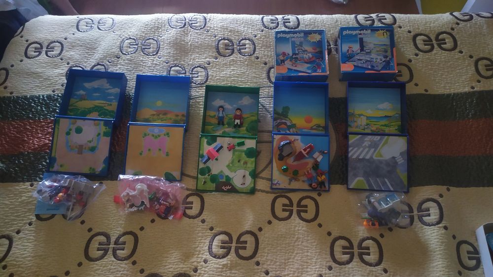 Playmobil 5 sets Caixas micro magnético