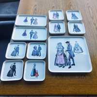 Porcelana  Villeroy Boch Talerze na ciasto Stroje Holenderskie