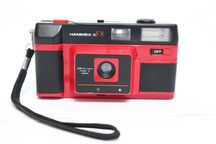 Aparat analogowy HANIMEX FX35 czerwony SPRAWNY na film 35 mm RETRO PRL