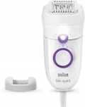 depilator braun silk-épil 5 5340 biały/fioletowy włosy opis zestaw