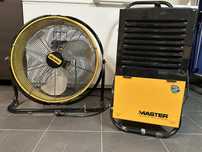 Osuszacz Master DH752 + wentylator Master DF20P