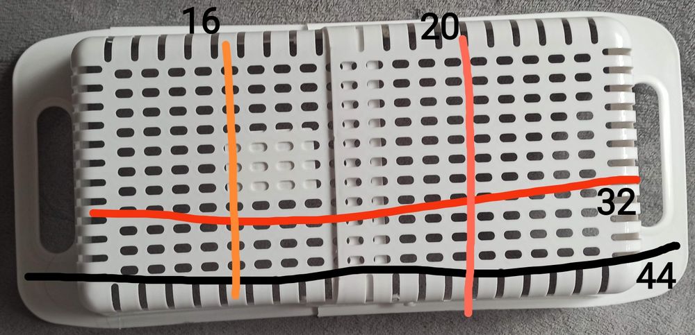 Rozsuwana suszarka na zlew.