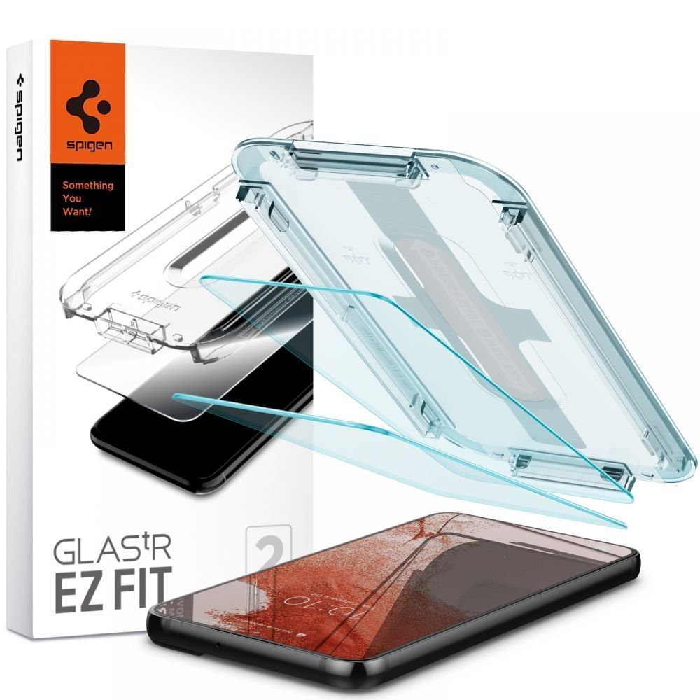 2X Szkło Hartowane Braders Spigen Glas.tr Ez Fit Do Galaxy S22 Plus