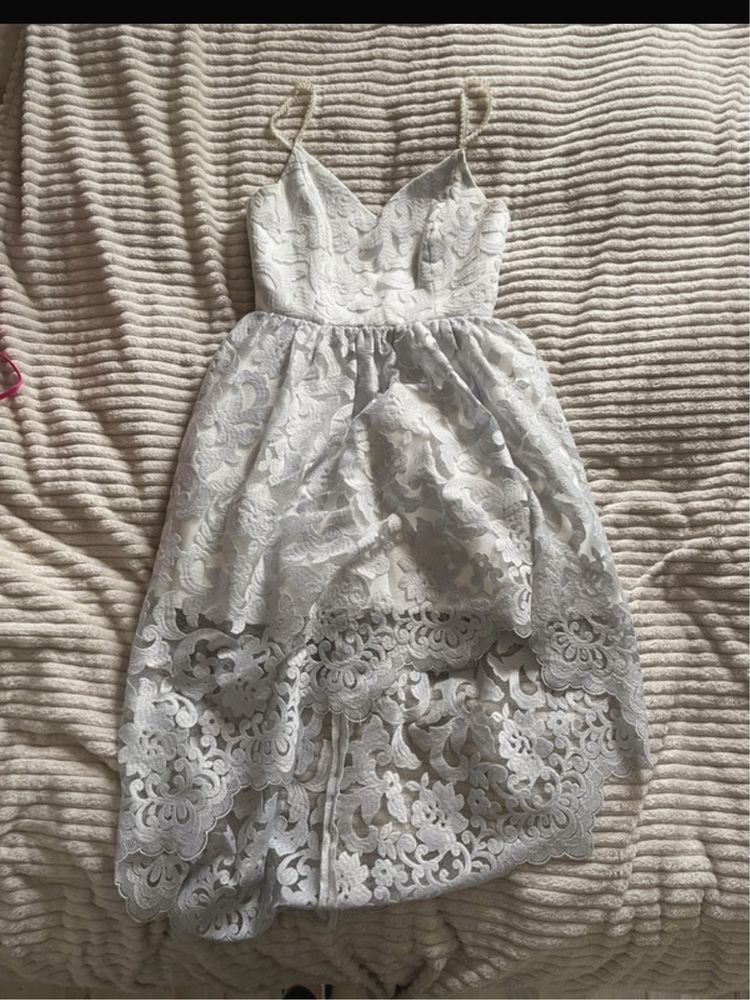 Sukienka koronkowa koton XS 34 na wesele