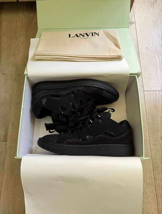 Кроси Lanvin 43 розмір (чорні)