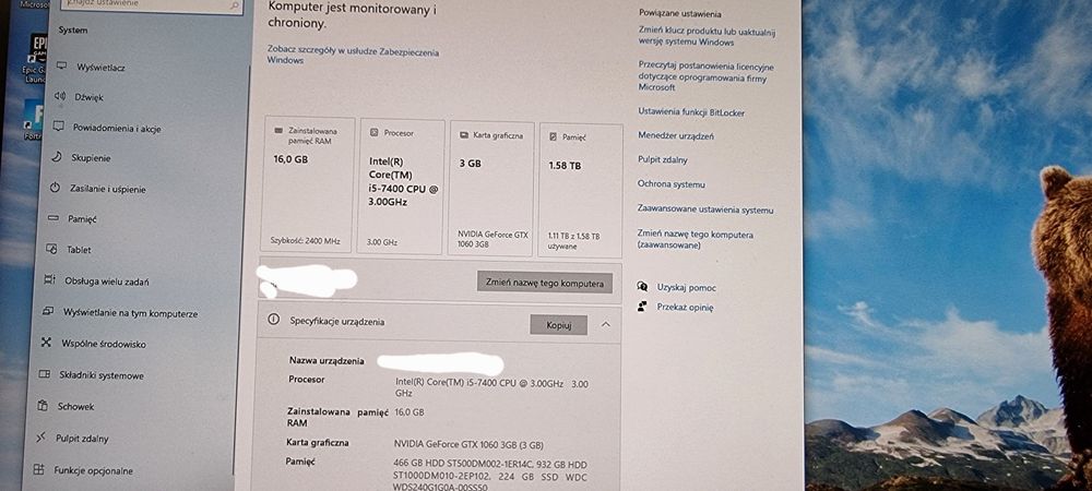 Komputer gamingowy budżetowy cały zestaw gamingowy uciągnie mocne gry