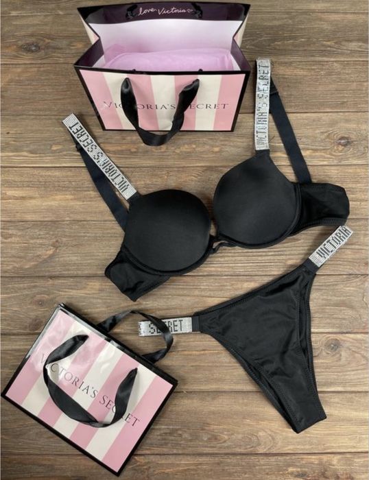 Комплект білизни Victoria’s Secret з push up  75В ,80B