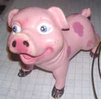 игрушка свинка розовая и желтая как брелок набор свинья хрюша