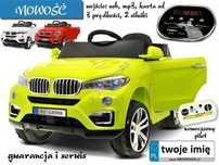 Auto dla dziecka BMW X6 koła EVA pilot Auto BMW na akumulator Pilot