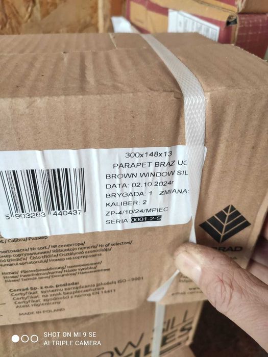 Płytki parapetowe PARAPET CERAD klinkier 300x148 BRĄZ