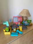 Zestaw kasa fiskalna i różne play doh