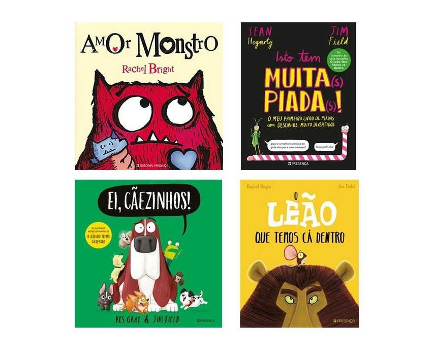 O Leão Que Temos Cá Dentro/ Ei, Cãezinhos!/ Amor Monstro/ ..- Desde 7€