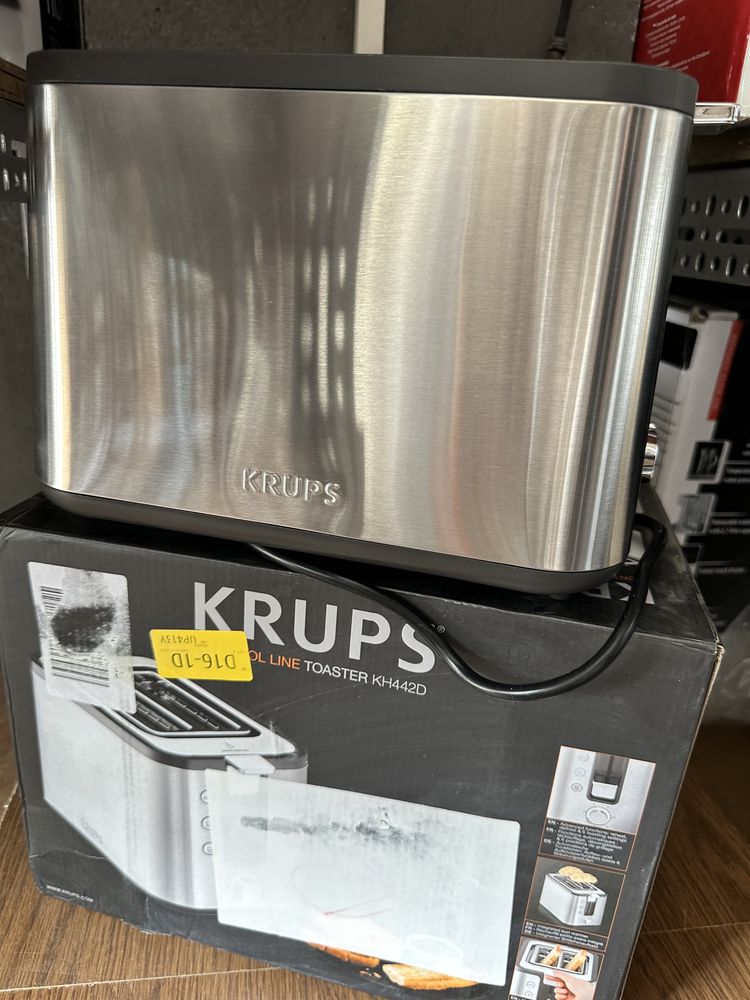 Krups KH442D Control Line Premium Toster, 720 W, Stal Szlachetna