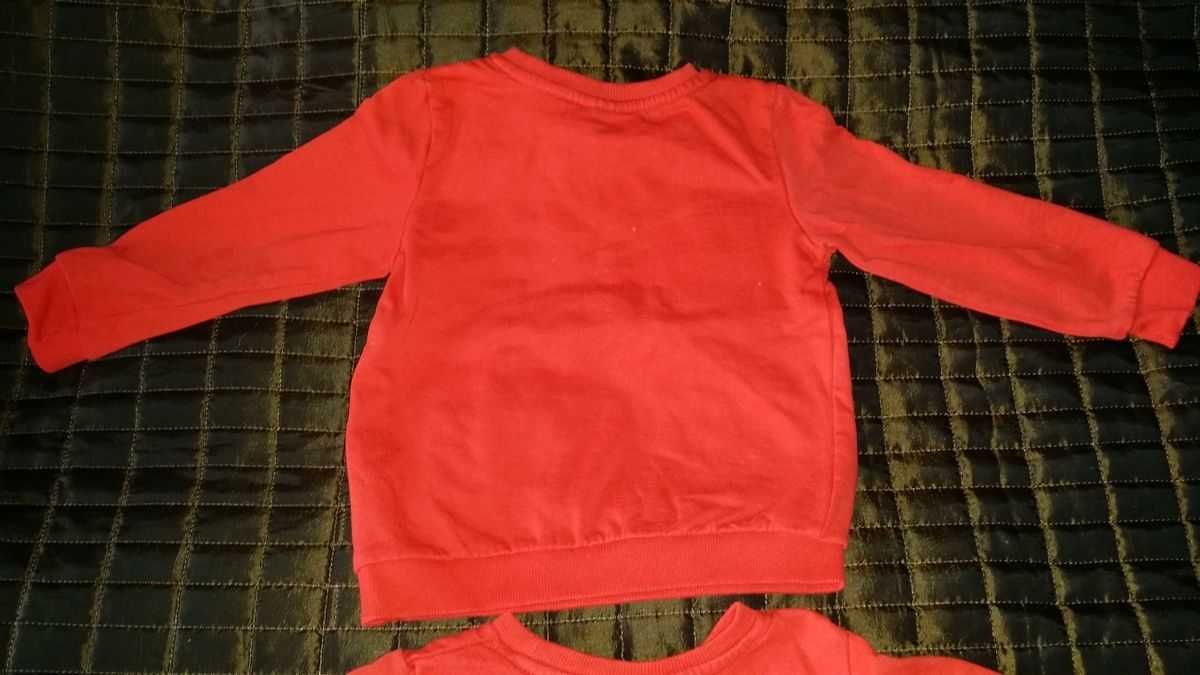 So Cute bluzy świąteczne czerwone 12-18 i 18-24 mce 86 i 92