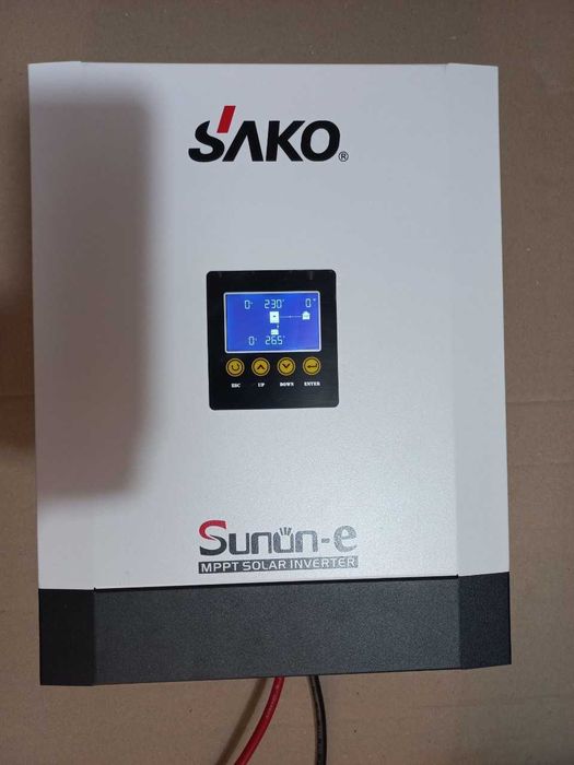 Гібридний інвертор SAKO 3000VA/2400W, 24V, струм заряду 0-80A, MPPT