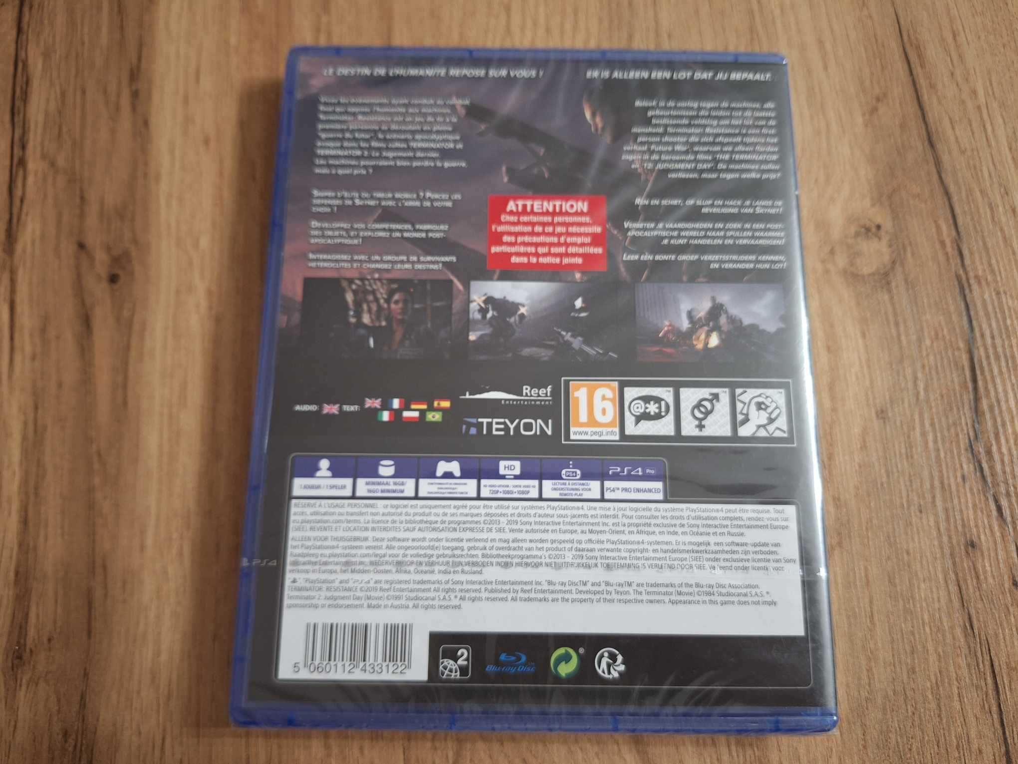 SPRZEDAM: Gra Terminator Resistance na PS4, nowa (folia)