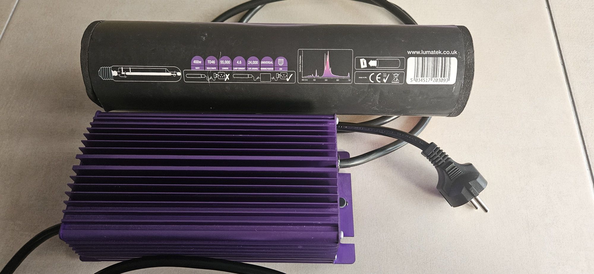 Lumatek 400W zasilacz lamp sodowych HPS