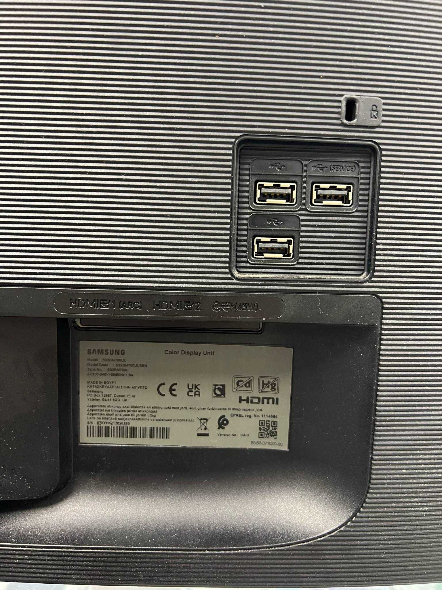 Monitor LCD Samsung LS32BM700UU 32 SMART WIFI M7 / Gwarancja / Sklep