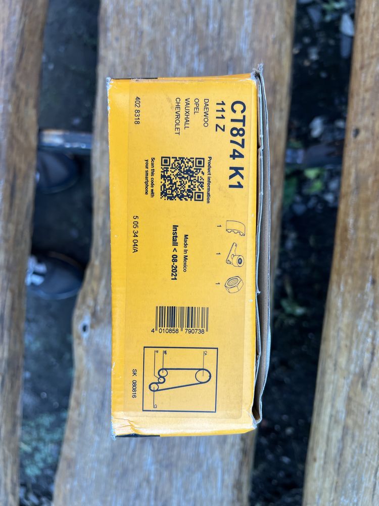 Комплект ремня ГРМ CT 874 K1