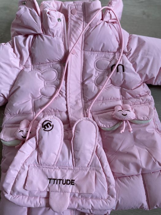 Дитяча зимова куртка для дівчинки 98-104/110 зріст.