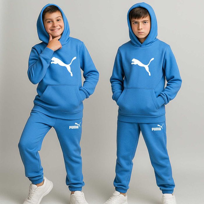 Теплий Костюм Пума на флісі для хлопчика 146-164 см Puma Туреччина