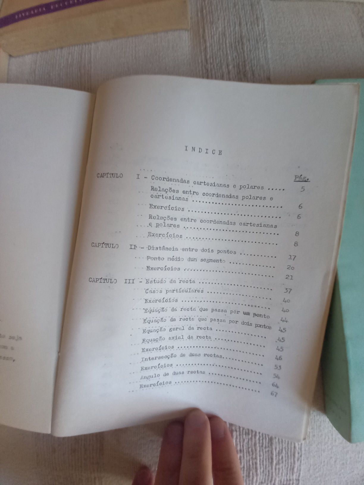 Sebenta de Matemática Geometria Analítica