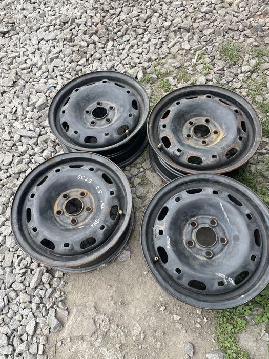 Диски металеві 5х112 r14 комплект wag volkswagen skoda