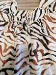 Calça de linho estampada
