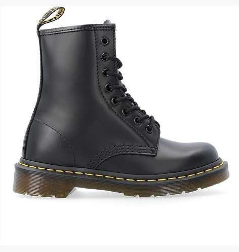 Жіночі Dr. Martens 1460 SMOOTH LEATHER Lace Up Boots Black Оригінал